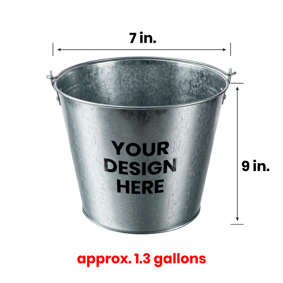 Tinplate Beer Buckets & Opener Combo - Custom T-Shirt Today