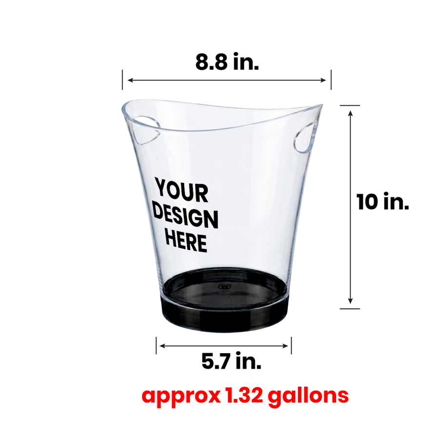Classic Light-Up Drink Buckets - Custom T-Shirt Today