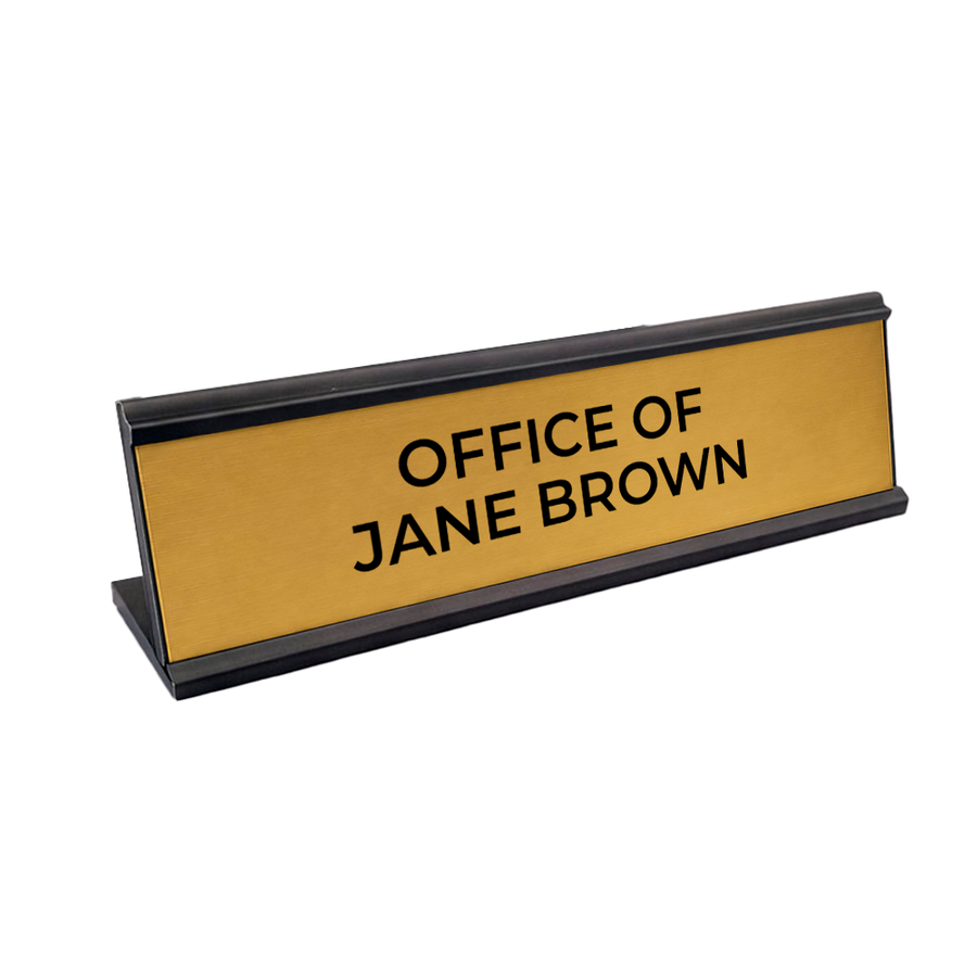 Metal Desktop Name Badges - Custom T-Shirt Today