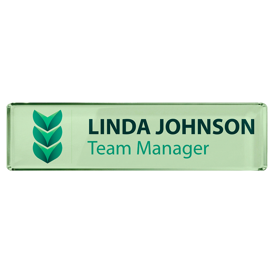 Acrylic Desktop Name Badges - Custom T-Shirt Today