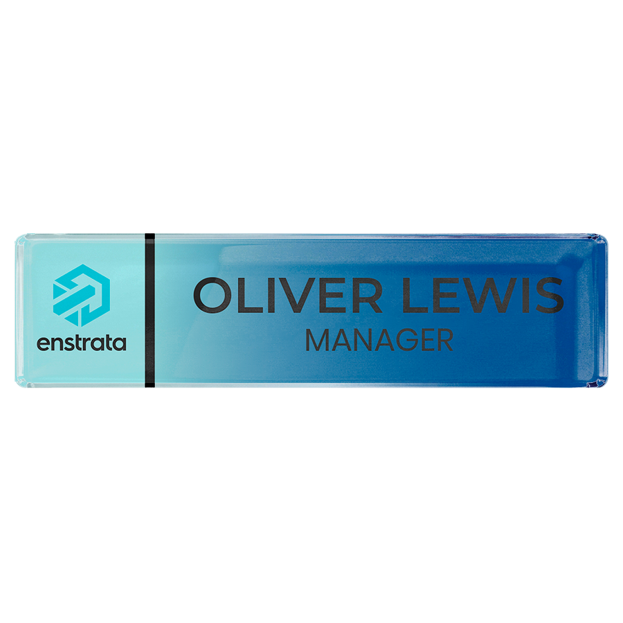 Acrylic Desktop Name Badges - Custom T-Shirt Today