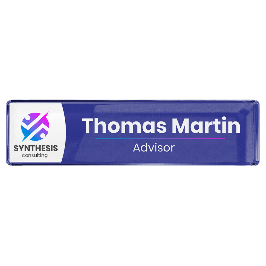 Acrylic Desktop Name Badges - Custom T-Shirt Today