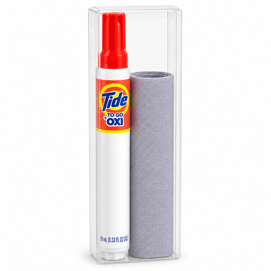 Tide® to Go + Oxi Stain Remover Travel Kits with Premium Microfiber Cloths - Custom T-Shirt Today