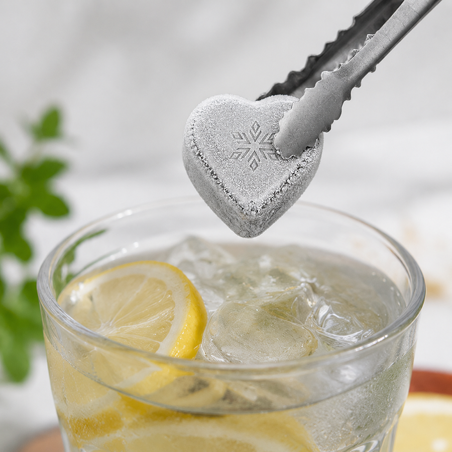 Heart-Shaped Stainless Steel Ice Cubes - Custom T-Shirt Today