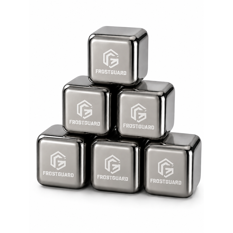 Silver Stainless Steel Ice Cubes - Custom T-Shirt Today