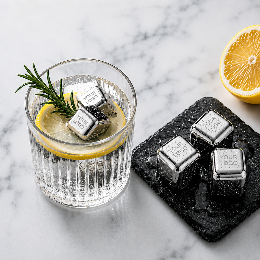Silver Stainless Steel Ice Cubes - Custom T-Shirt Today