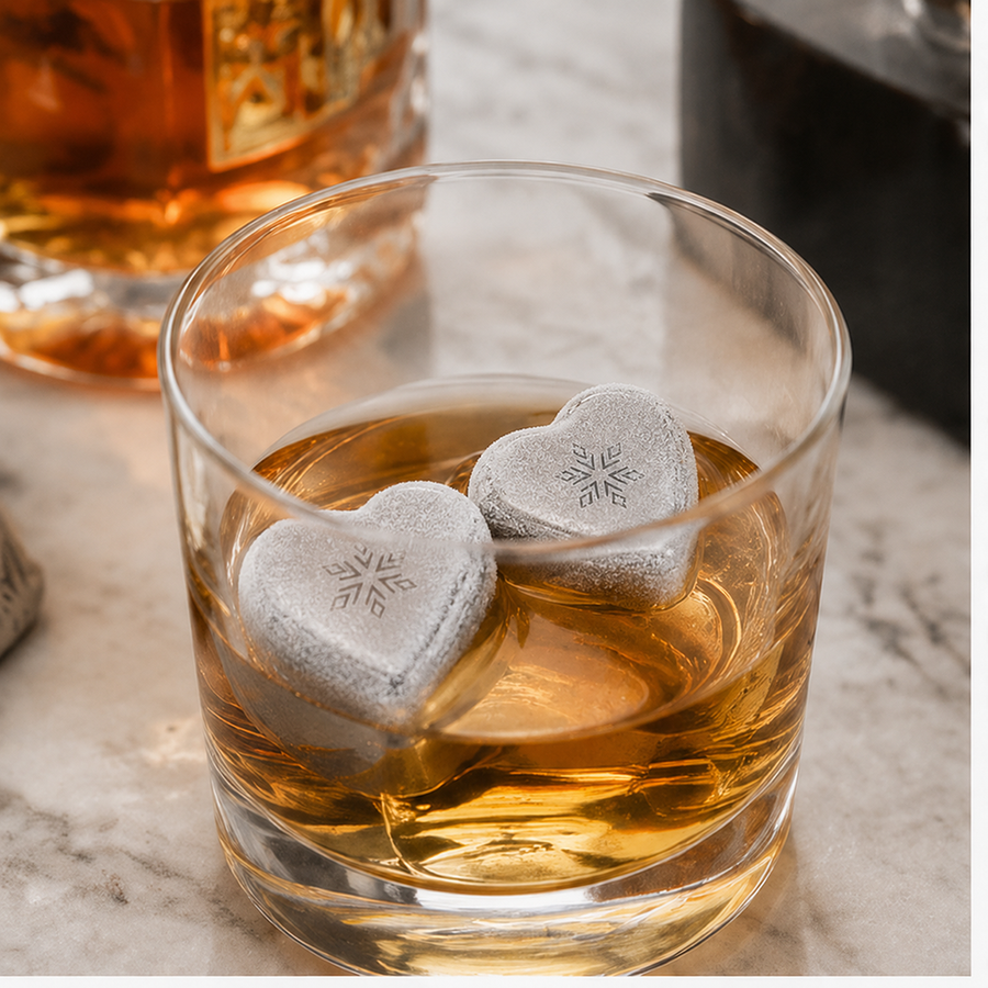 Heart-Shaped Stainless Steel Ice Cubes - Custom T-Shirt Today