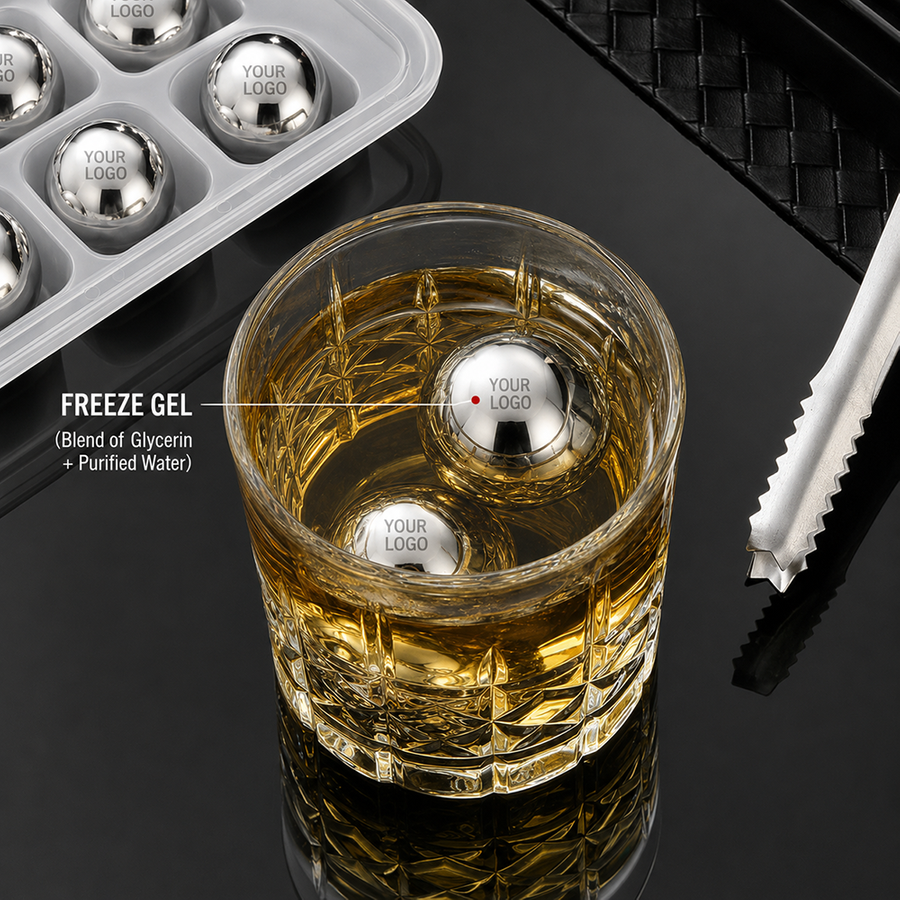 Soccer Ball Stainless Steel Ice Cubes - Custom T-Shirt Today