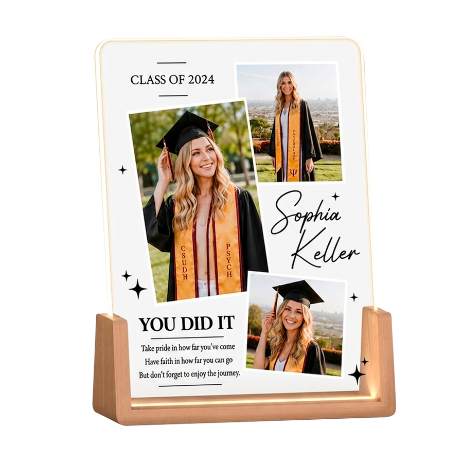 Acrylic Night Light Photo Frames - Custom T-Shirt Today