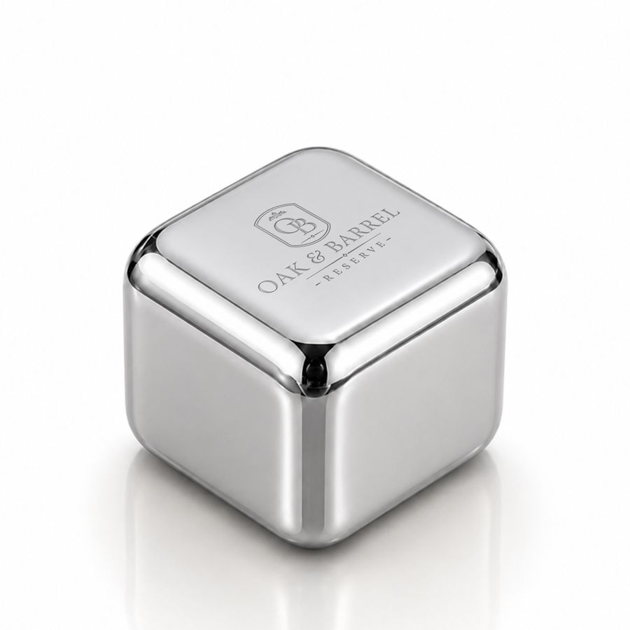 Silver Stainless Steel Ice Cubes - Custom T-Shirt Today