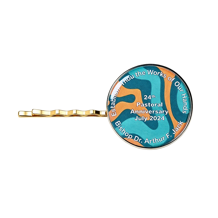 Epoxy Dome Metal Hair Clips - Custom T-Shirt Today