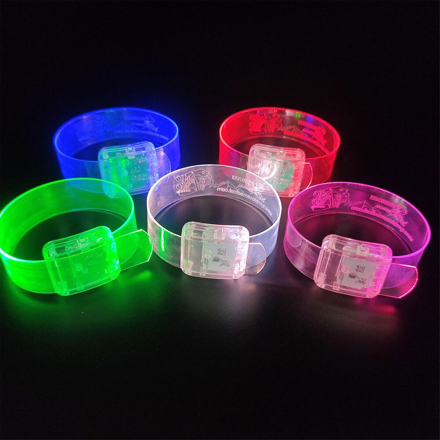 Light Up Plastic Wristbands - Custom T-Shirt Today