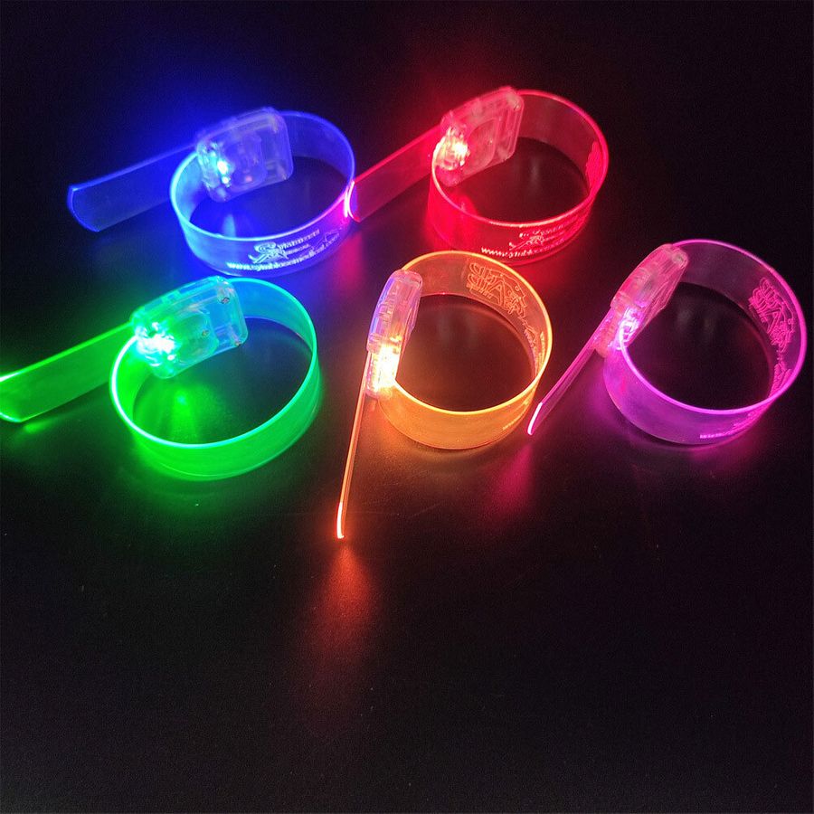 Light Up Plastic Wristbands - Custom T-Shirt Today