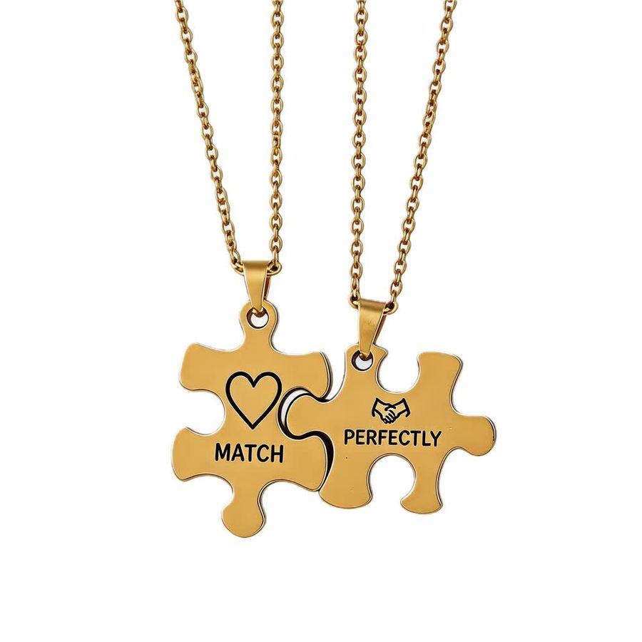 Couple Necklaces - Custom T-Shirt Today