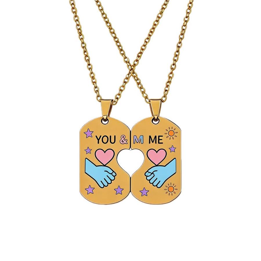 Couple Necklaces - Custom T-Shirt Today