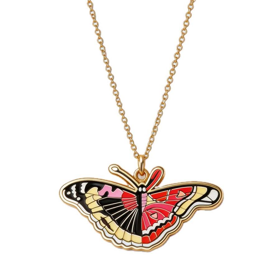 Hard Enamel Charm Necklaces - Custom T-Shirt Today