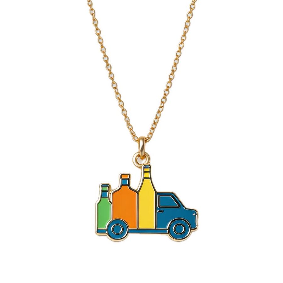 Hard Enamel Charm Necklaces - Custom T-Shirt Today