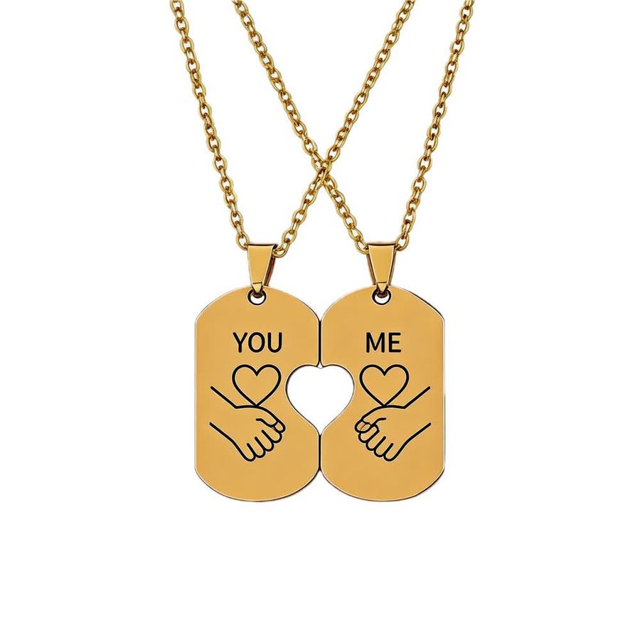 Couple Necklaces - Custom T-Shirt Today