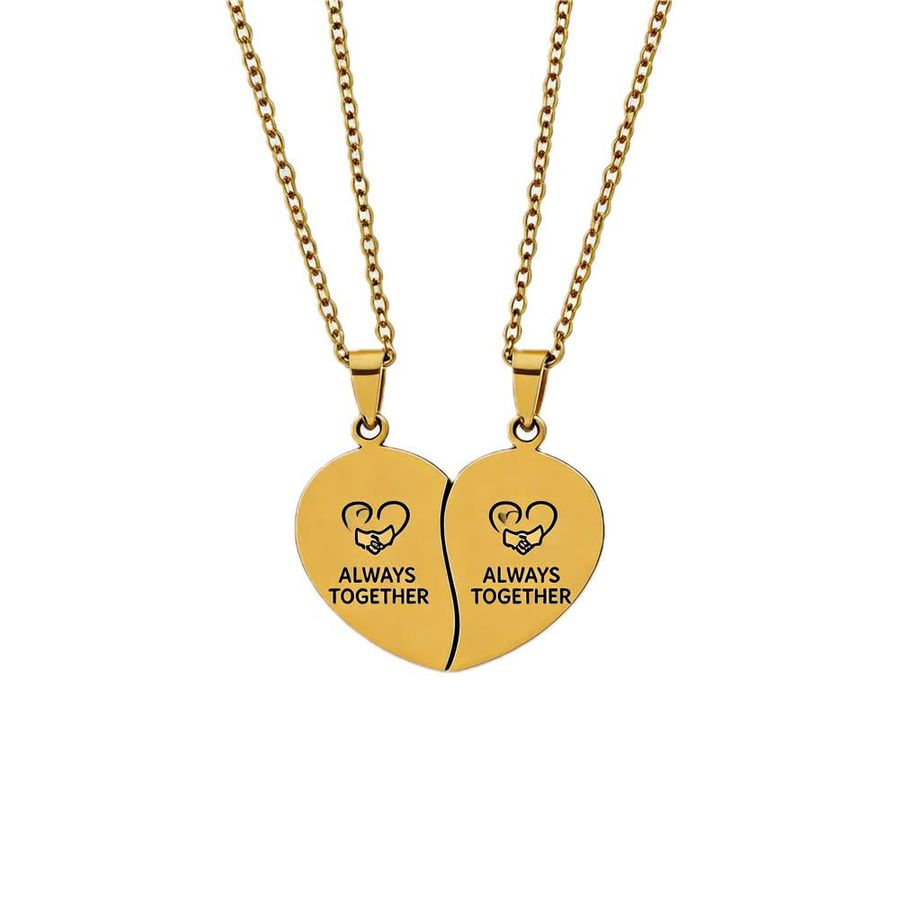 Couple Necklaces - Custom T-Shirt Today