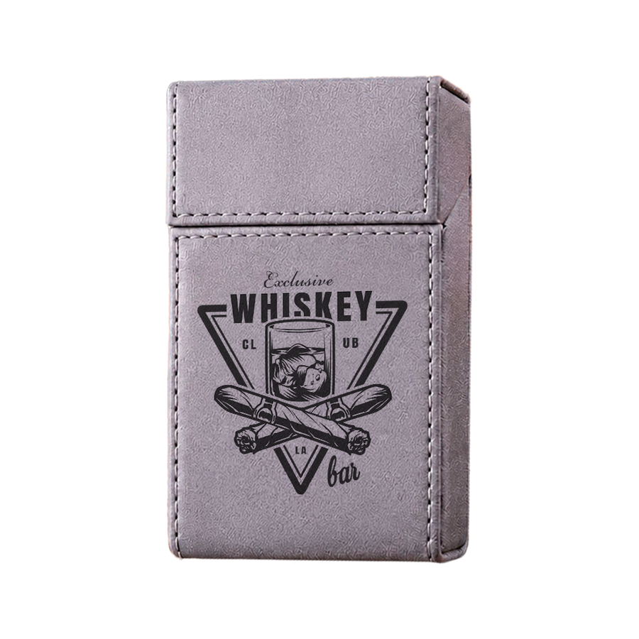 Flip Top PU Leather Full Bag Cigarette Cases - Custom T-Shirt Today