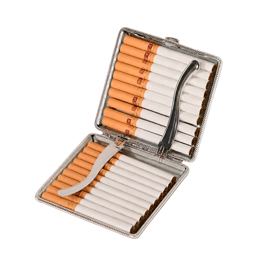 Leather Grain Metal Cigarette Cases - Custom T-Shirt Today