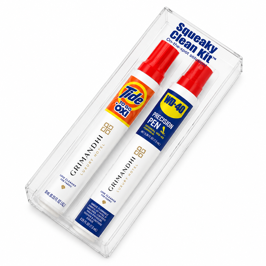 Squeaky Clean Kit - WD-40® Precision Pens and Tide® to Go + Oxi Travel Kits - Custom T-Shirt Today
