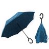 Reverse Open Umbrella - 48 in Arc Blue