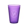 Festive Sips Frosted Party Cups Purple