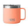 YETI Rambler 14 OZ Stackable Mug w/ MagSlider Lid - Laser Engraved Lowcountry Peach