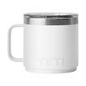 YETI Rambler 14 OZ Stackable Mug w/ MagSlider Lid - Laser Engraved White