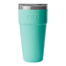 YETI Rambler 30 OZ Stackable Cup w/ MagSlider Lid - Laser Engraved Seafoam