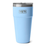 YETI Rambler 30 OZ Stackable Cup w/ MagSlider Lid - Laser Engraved Big Sky Blue