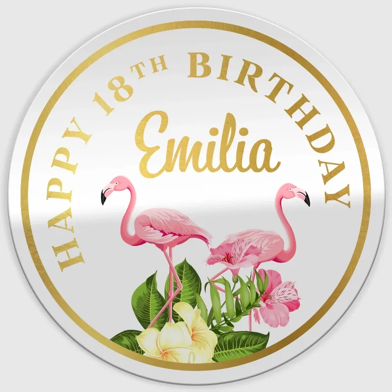 Metallic Sticker+UV Printed - Custom T-Shirt Today