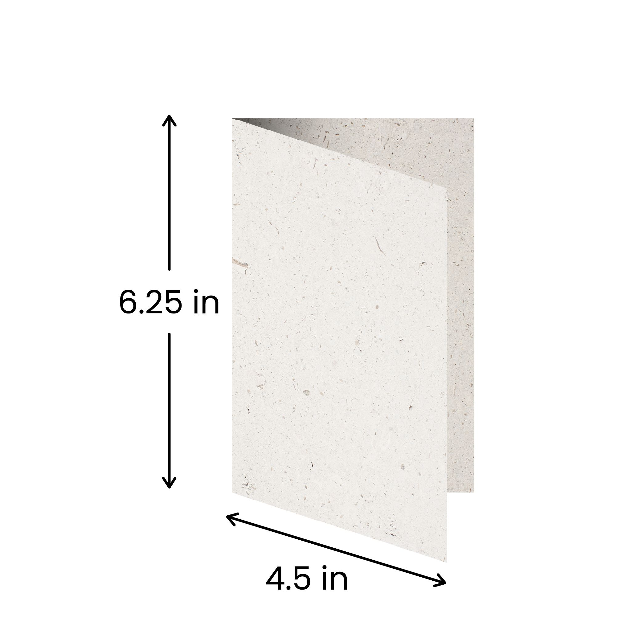 4.5 in. x 6.25 in. (folded)